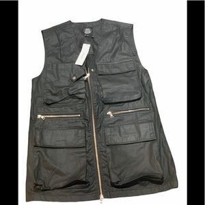 Urban Outfitters Cargo Vest Black Medium